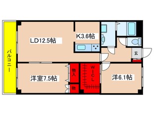 ライリッヒスト－レの物件間取画像